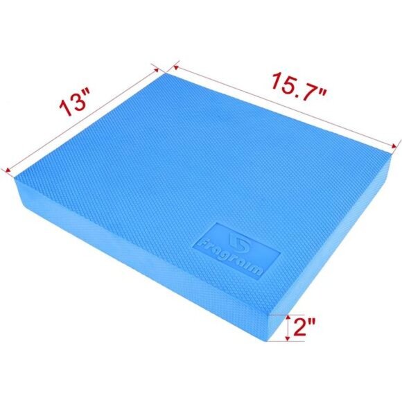 Balance Pad, Non-Slip Foam Mat & Ankles Knee Pad Cushion, 15.7 x 13 x 2 Inch - Picture 3 of 7